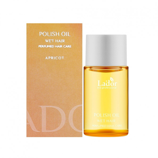 Парфюмированное масло для волос с ароматом абрикоса Lador Polish Oil Apricot 10 мл купить в Украине
