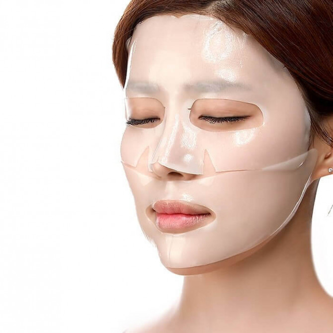Антивозрастная гидрогелевая маска для лица с пуллуланом Beauugreen Anti-Wrinkle Pullulan Hydrogel Mask купить в Украине 2