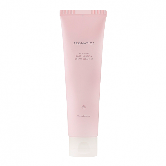 Увлажняющая кремовая пенка с экстрактом розы, AROMATICA, Reviving Rose Infusion Cream Cleanser, 145 г купить в Украине Увлажняющая кремовая пенка с экстрактом розы, AROMATICA, Reviving Rose Infusion Cream Cleanser, 145 г купить в Украине