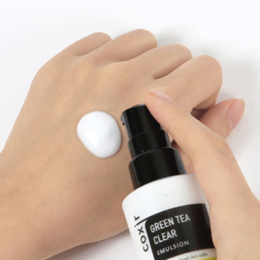 Емульсія з екстрактом зеленого чаю і ВНА-кислотами Coxir Green Tea Clear Emulsion 100 мл купити в Україні 2