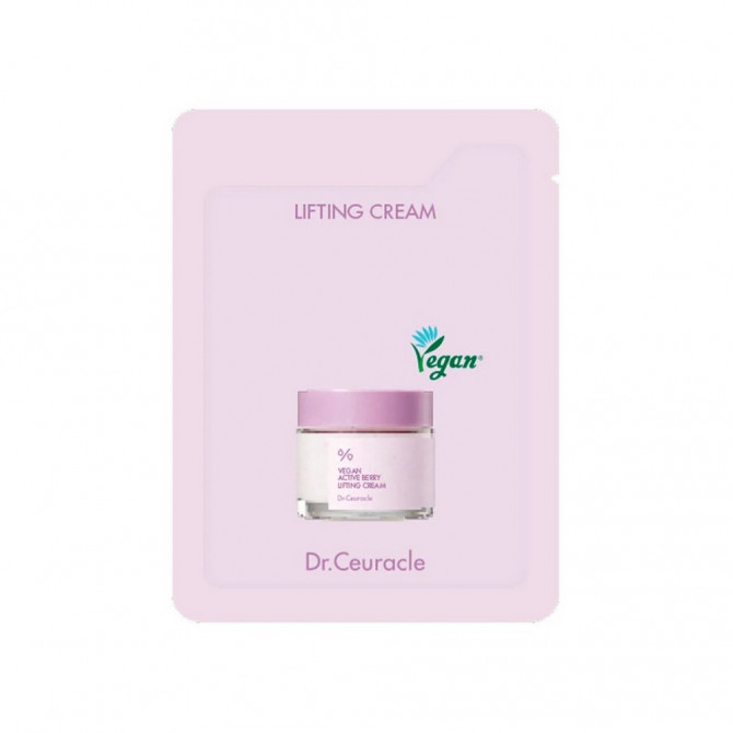 Лифтинг крем-гель с ресвератролом и экстрактом клюквы Dr.Ceuracle Vegan Active Berry Lifting Cream 2 мл купить в Украине