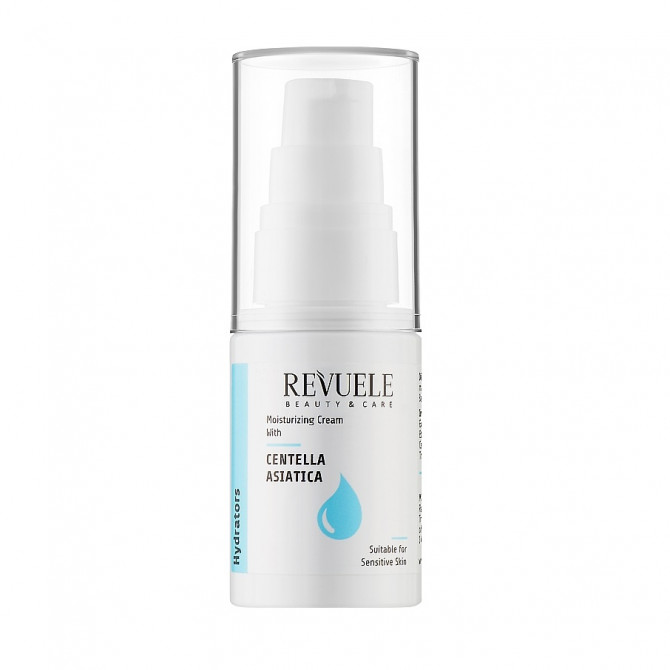 Увлажняющий крем для чувствительной кожи с центеллой Revuele Moisturizing Cream With Centella Asiatica 30 мл купить в Украине 2