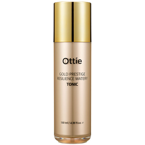 Антивозрастной тонер с частичками золота, Ottie, Gold Prestige Resilience Watery Tonic, 120 мл купить в Украине Антивозрастной тонер с частичками золота, Ottie, Gold Prestige Resilience Watery Tonic, 120 мл купить в Украине