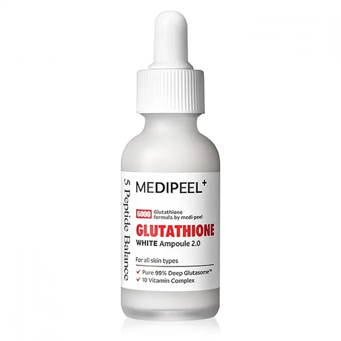 Осветляющая ампульная сыворотка с глутатионом MEDI-PEEL Bio-intense Gluthione 600 White Ampoule 2.0 30 мл купить в Украине