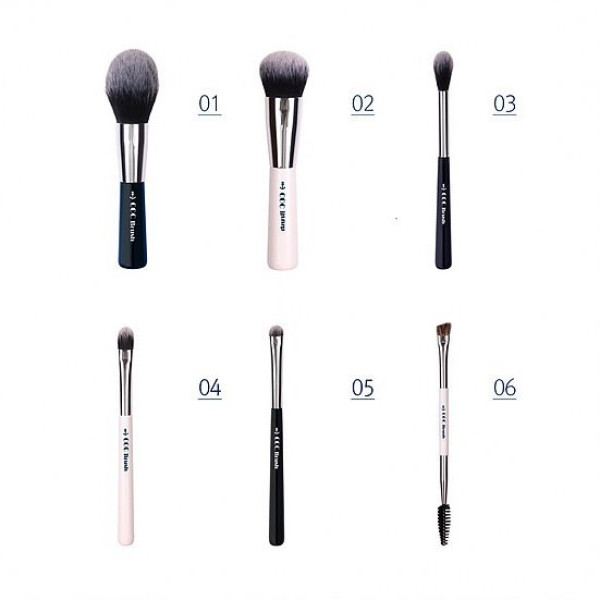 Набор из 6 кистей для макияжа CORINGCO Marine Blue купить в Украине 3