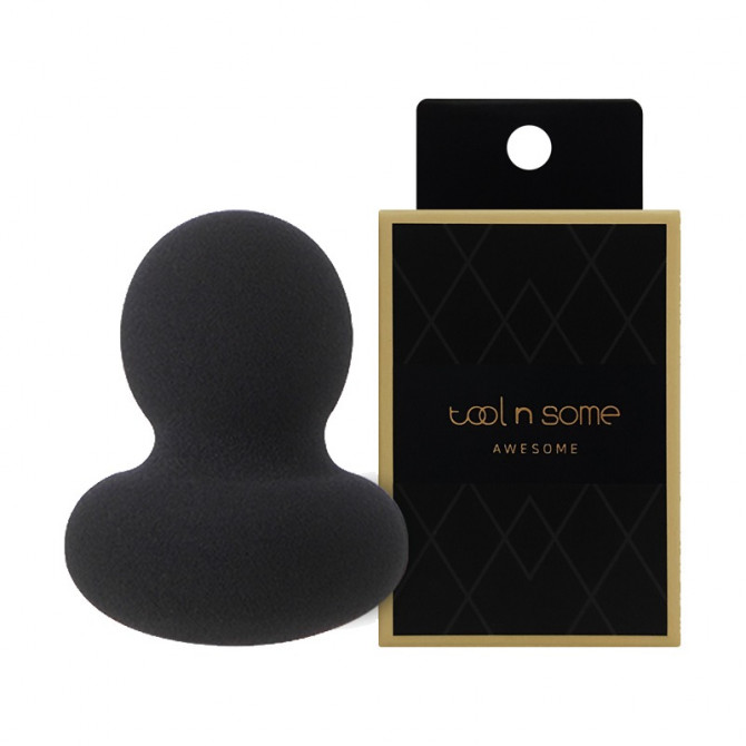 Спонж для нанесения макияжа, TOOL N SOME, Awesome Black Mellow Blending Sponge купить в Украине Спонж для нанесения макияжа, TOOL N SOME, Awesome Black Mellow Blending Sponge купить в Украине
