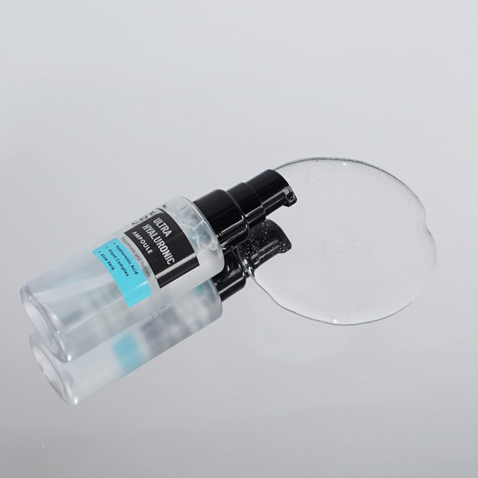 Интенсивно увлажняющая сыворотка для лица с гиалуроновой кислотой Coxir Ultra Hyaluronic Ampoule 50 мл купить в Украине 2