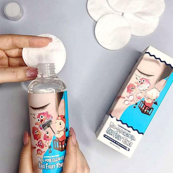 Пілінг-тонер з фруктовими кислотами Elizavecca Face Fruit Hell Pore Toner 200 мл купити в Україні 2