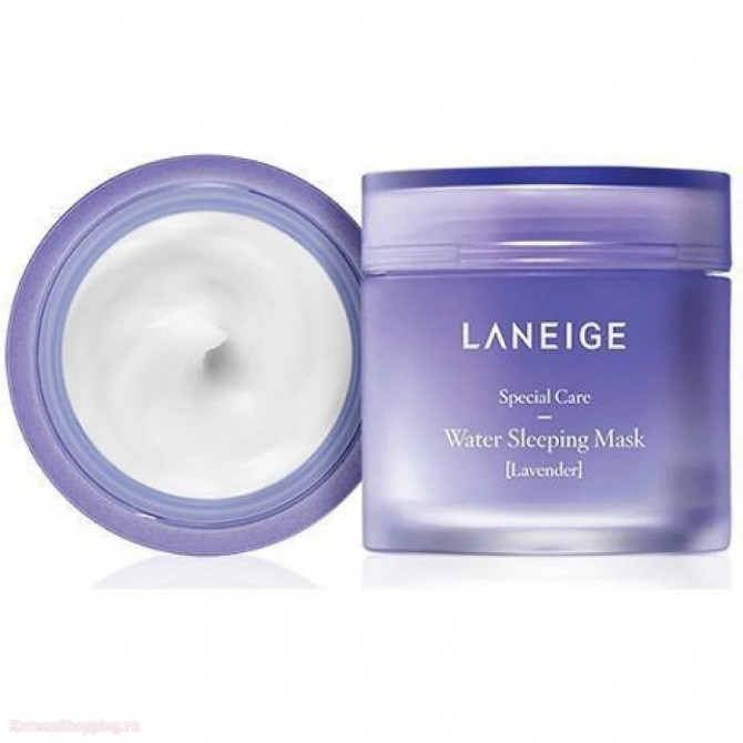 Восстанавливающая ночная маска с экстрактом лаванды, LANEIGE, Lavender Water Sleeping Mask, 70 мл купить в Украине Восстанавливающая ночная маска с экстрактом лаванды, LANEIGE, Lavender Water Sleeping Mask, 70 мл купить в Украине