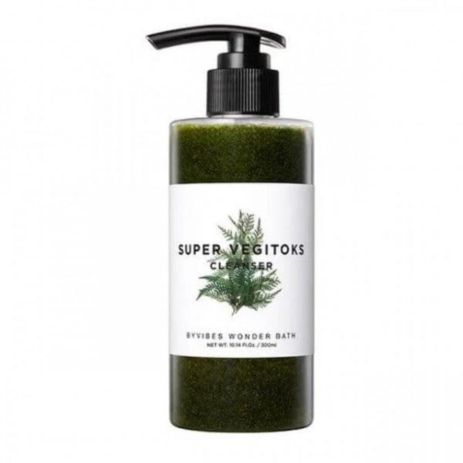 Увлажняющий детокс-гель для умывания, Wonder Bath, Super Vegitoks Cleanser Green, 200 мл купить в Украине Увлажняющий детокс-гель для умывания, Wonder Bath, Super Vegitoks Cleanser Green, 200 мл купить в Украине