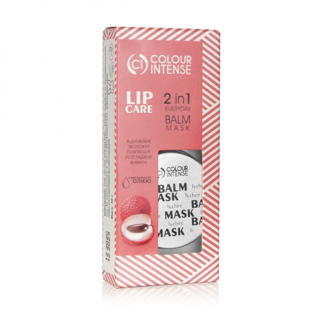 Питательная бальзам-маска для губ Личи Colour Intense Lip Care 2 in 1 Everyday Balm Mask 10 г купить в Украине 3