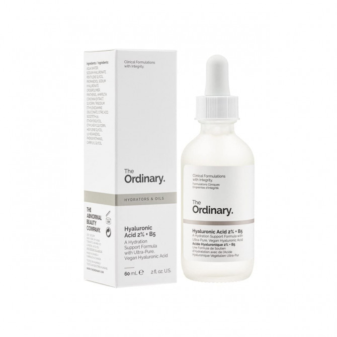Зволожуюча сироватка з гіалуроновою кислотою 2% та вітаміном В5 The Ordinary Hyaluronic Acid 2% + B5 30 мл купити в Україні 2