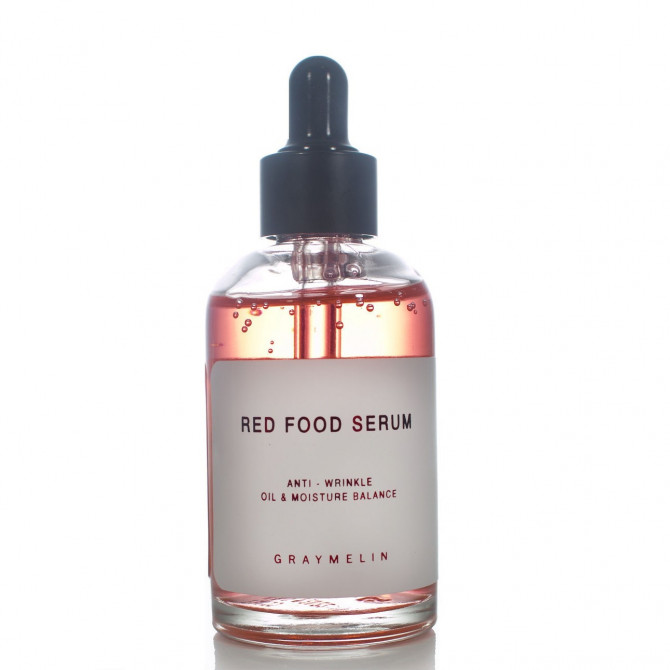 Антивікова сироватка з колагеном і гібіскусом Graymelin Red Food Serum 50 мл купити в Україні 3