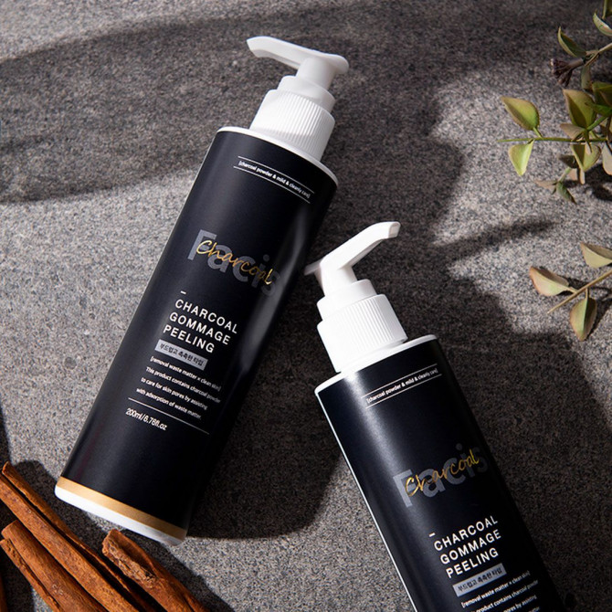 Піллінг-гоммаж з деревним вугіллям Facis Charcoal Gommage Peeling 200 мл купити в Україні 2
