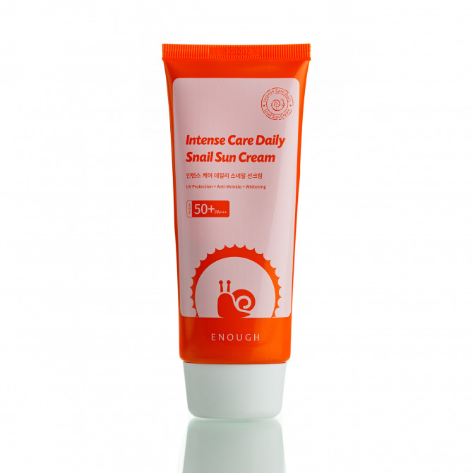 Солнцезащитный крем с муцином улитки Enough Intensive Care Daily Snail Sun Cream SPF 50+/PA+++ 70 мл купить в Украине 3