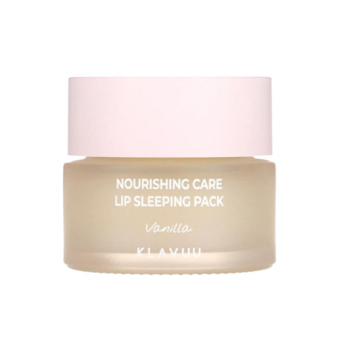 Ночная питательная маска для губ Ваниль KLAVUU Nourishing Care Lip Sleeping Pack Vanilla 20 г купить в Украине