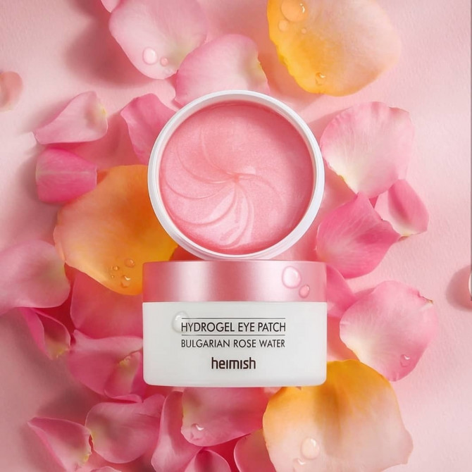 Тонизирующие гидрогелевые патчи с экстрактом болгарской розы Heimish Bulgarian Rose Hydrogel Eye Patch 60 патчей купить в Украине 2
