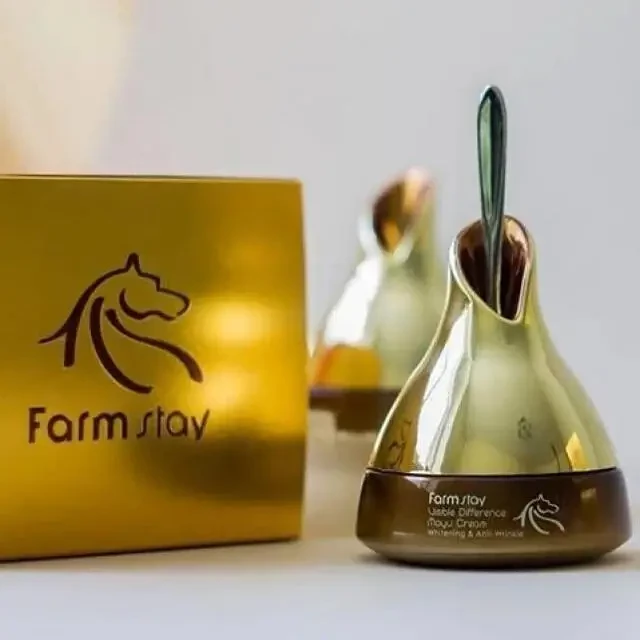 Крем для лица на основе лошадиного жира FarmStay Visible Difference Mayu Cream 50 мл купить в Украине 2