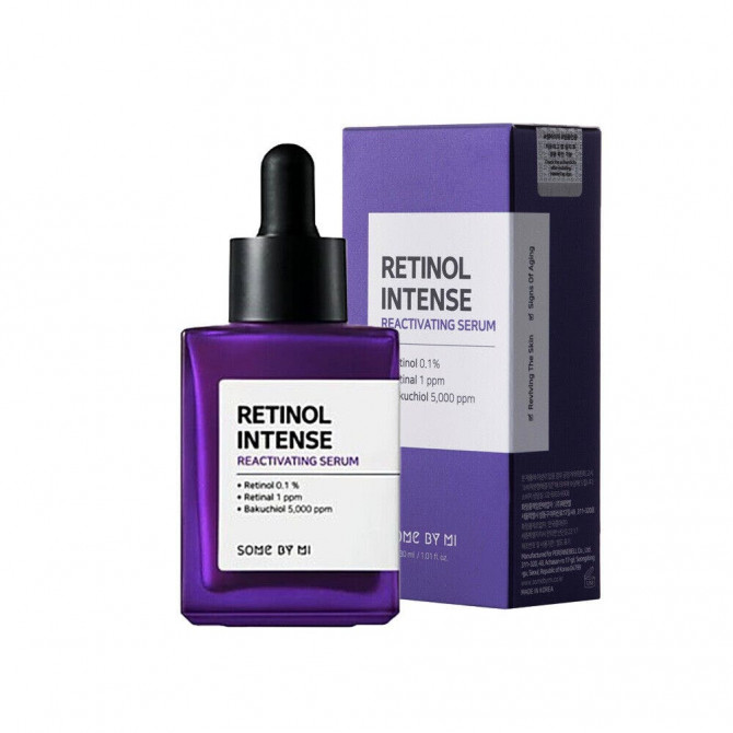 Антивікова сироватка із ретинолом SOME BY MI Retinol Intense Reactivating Serum 30 мл купити в Україні