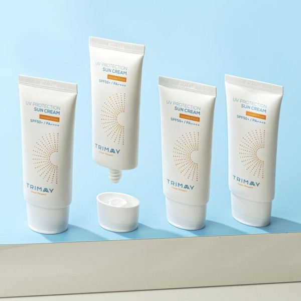Сонцезахисний крем із колагеном та амінокислотами Trimay UV Protection Sun Cream SPF50+ PA++++ 50 мл купити в Україні 4