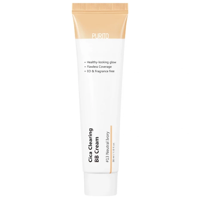 BB крем з екстрактом центелли Purito Cica Clearing BB Cream SPF38 / PA +++ #13 30 мл купити в Україні