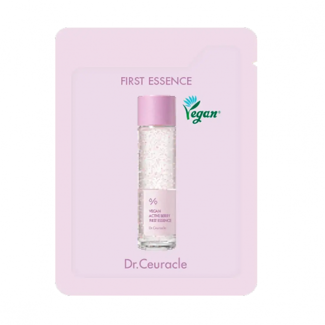 Есенція з ресвератролом та екстрактом журавлини Dr.Ceuracle Vegan Active Berry First Essence 2 мл купити в Україні