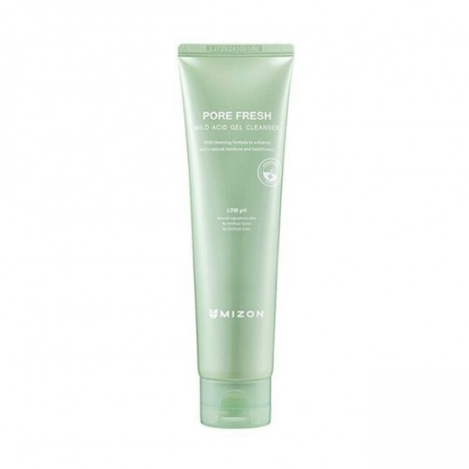 Слабокислотний очищуючий гель з екстрактом хауттюйніі, MIZON, Pore Fresh Mild Acid Gel Cleanse, 150 мл купити в Україні Слабокислотний очищуючий гель з екстрактом хауттюйніі, MIZON, Pore Fresh Mild Acid Gel Cleanse, 150 мл купити в Україні