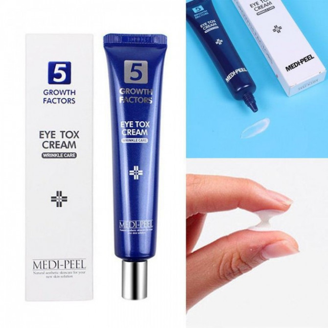 Омолоджуючий ліфтинг-крем для повік з пептидним комплексом MEDI-PEEL Eye Tox Cream 40 мл купити в Україні 4