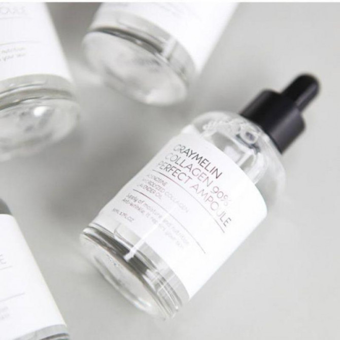 Інтенсивно зволожуюча колагенова сироватка для обличчя Graymelin Collagen Perfect Ampoule 50 мл купити в Україні 4