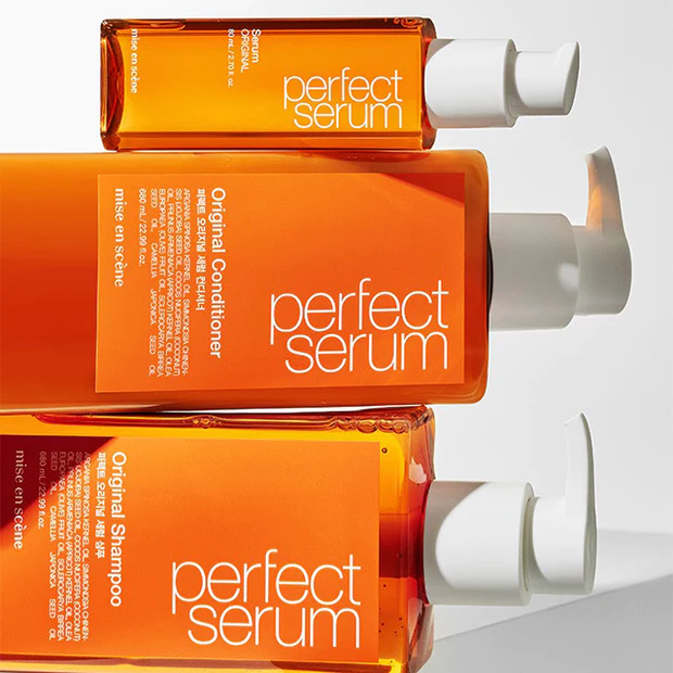 Поживний кондиціонер на основі 7 масел MISEENSCENE Perfect Original Serum Conditioner 680 мл купити в Україні 3
