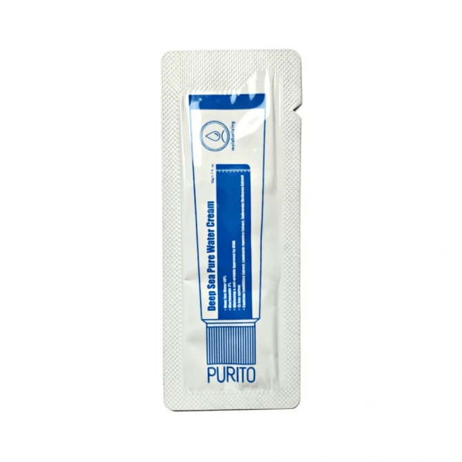 Увлажняющий крем с морской водой Purito Deep Sea Pure Water Cream 1 мл (пробник) купить в Украине