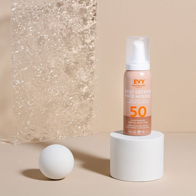 Ежедневный солнцезащитный мусс для лица EVY Technology Daily UV Face Mousse SPF 50 75 мл купить в Украине 2