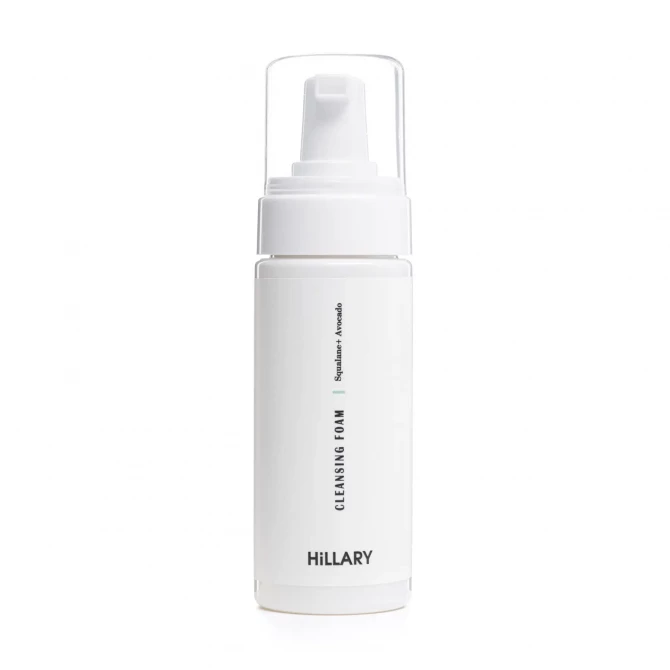 Очищающая пенка для сухой и чувствительной кожи, Hillary, Cleansing Foam Squalane + Avocado oil, 150 мл купить в Украине Очищающая пенка для сухой и чувствительной кожи, Hillary, Cleansing Foam Squalane + Avocado oil, 150 мл купить в Украине