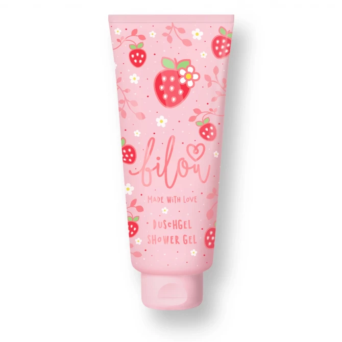 Гель для душа сладкая клубника Bilou Sweet Strawberry 200 мл купить в Украине