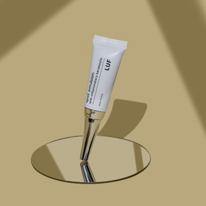 Точкова протизапальна емульсія з цинком міддю AHA та BHA LUF Spot Emulsion Anti-inflammatory Keratolytic 10 мл купити в Україні 2