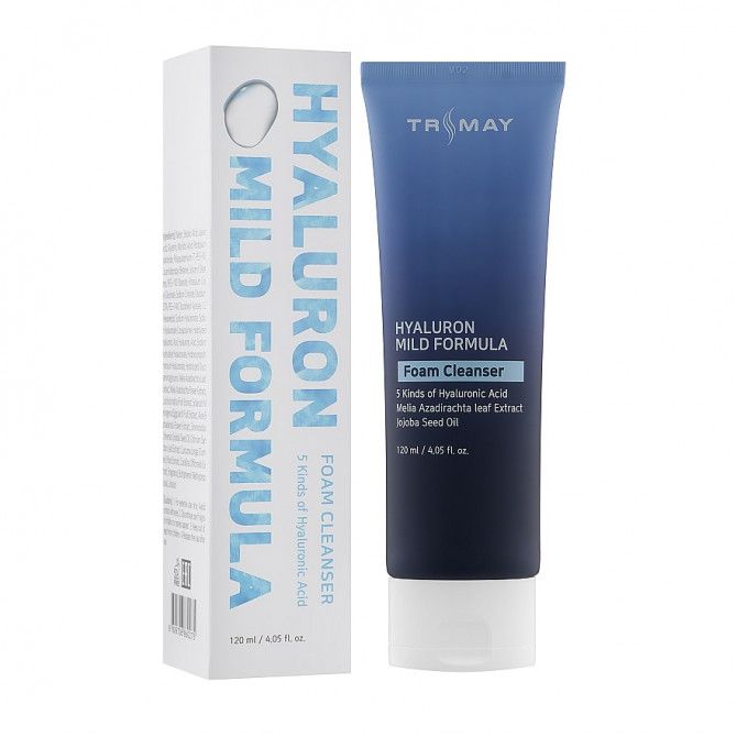 М'яка пінка з гіалуроновою кислотою Trimay Hyaluron Mild Formula Foam Cleanser 120 мл купити в Україні