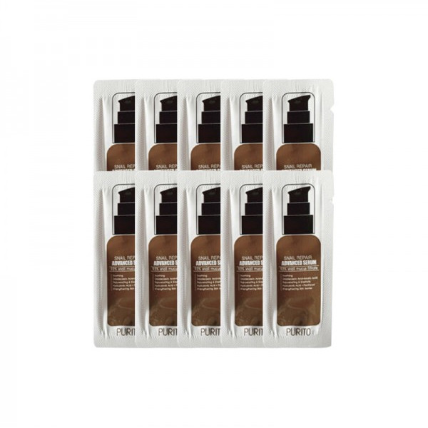Сыворотка с муцином улитки, Purito, Snail Repair Advanced Serum, 1 мл (пробник) купить в Украине Сыворотка с муцином улитки, Purito, Snail Repair Advanced Serum, 1 мл (пробник) купить в Украине