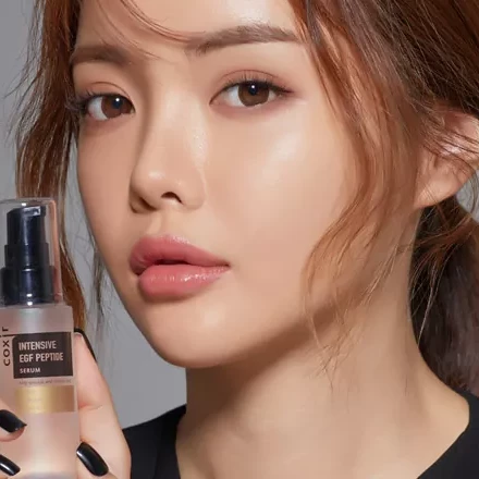 Антивозрастная сыворотка с эпидермальным фактором роста и пептидами Coxir Intensive EGF Peptide Serum 50 мл купить в Украине 4