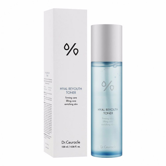Зволожуючий тонер для обличчя з гіалуроновою кислотою Dr. Ceuracle Hyal Reyouth Toner 120 мл купити в Україні