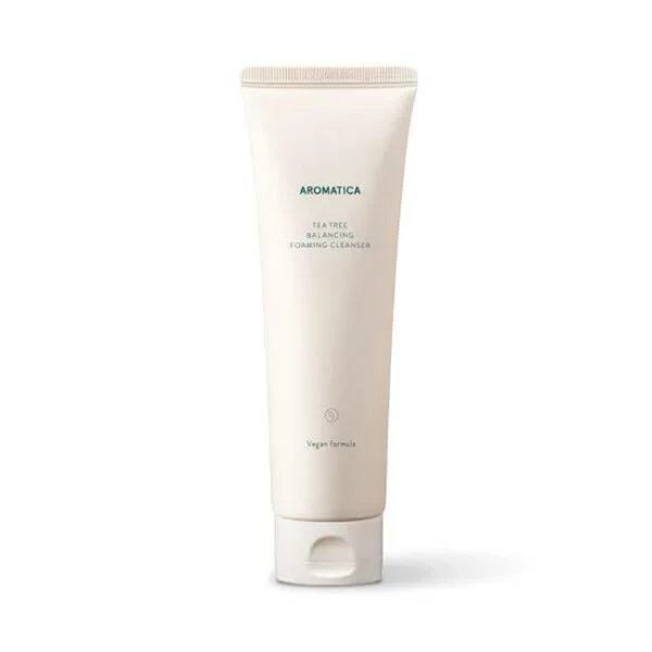 Очищающая пенка для жирной кожи с чайным деревом, AROMATICA, Tea Tree Balancing Foaming Cleanser, 180 г купить в Украине Очищающая пенка для жирной кожи с чайным деревом, AROMATICA, Tea Tree Balancing Foaming Cleanser, 180 г купить в Украине