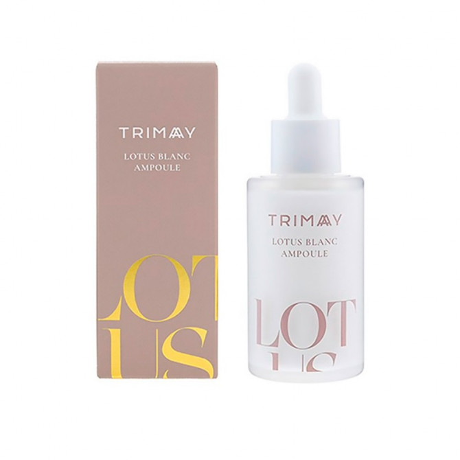 Концентрована відбілююча сироватка з ніацинамідом та лотосом Trimay Lotus Blanc Ampoule 50 мл купити в Україні