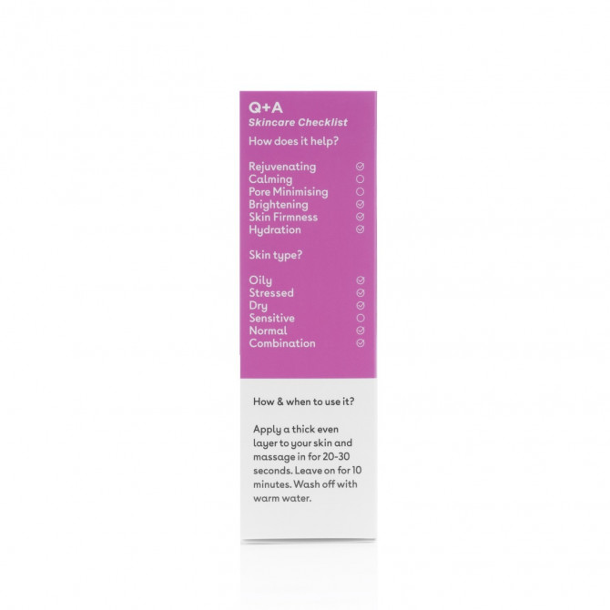 Мультивітамінна маска для обличчя Q+A Vitamin A.C.E. Warming Gel Mask 75 мл купити в Україні 2