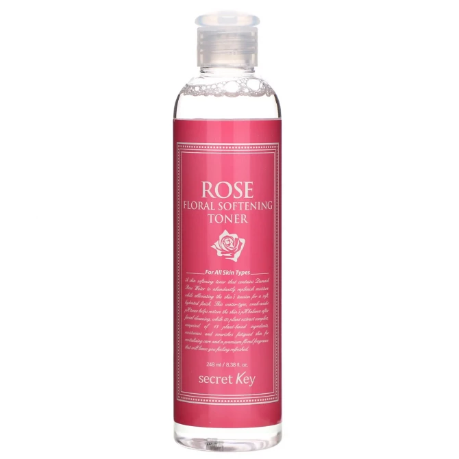 Тонер для сияния кожи с экстрактом розы, Secret Key, Rose Floral Softening Toner, 248 мл купить в Украине Тонер для сияния кожи с экстрактом розы, Secret Key, Rose Floral Softening Toner, 248 мл купить в Украине