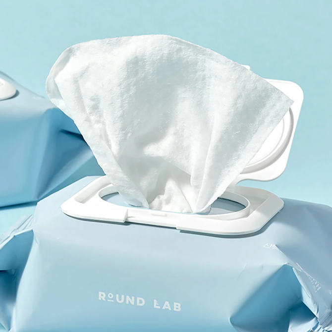 Очищающие салфетки с морской водой ROUND LAB 1025 Dokdo Cleansing Tissue 30 шт купить в Украине 2