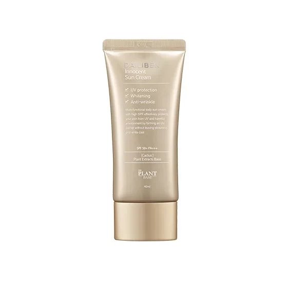 Солнцезащитный крем с экстрактом кактуса, The Plant Base, DAILIBEN Innocent Sun Cream SPF50+ PA++++, 40 мл купить в Украине Солнцезащитный крем с экстрактом кактуса, The Plant Base, DAILIBEN Innocent Sun Cream SPF50+ PA++++, 40 мл купить в Украине
