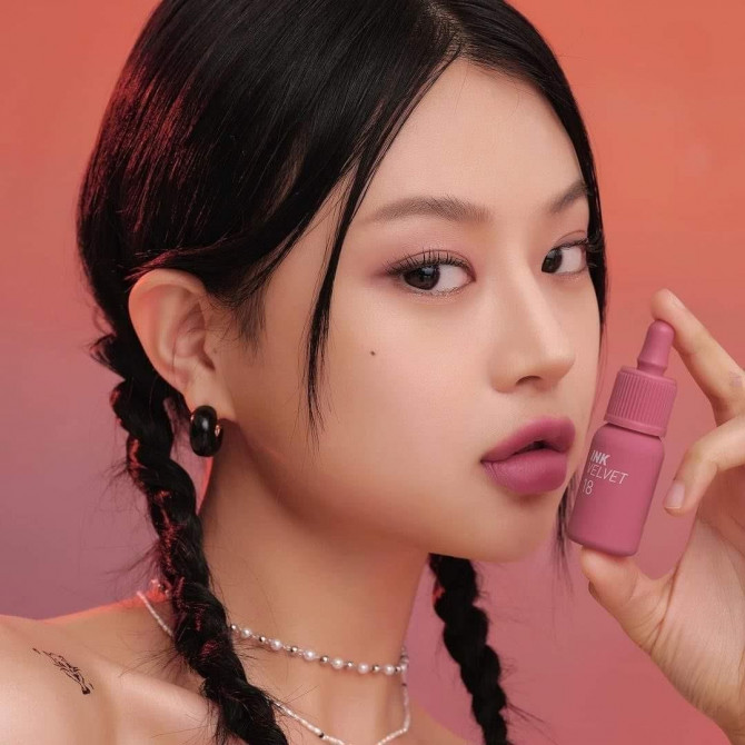 Матовий тинт для губ Peripera New Ink The Velvet #018 Star Plum Pink купити в Україні 3