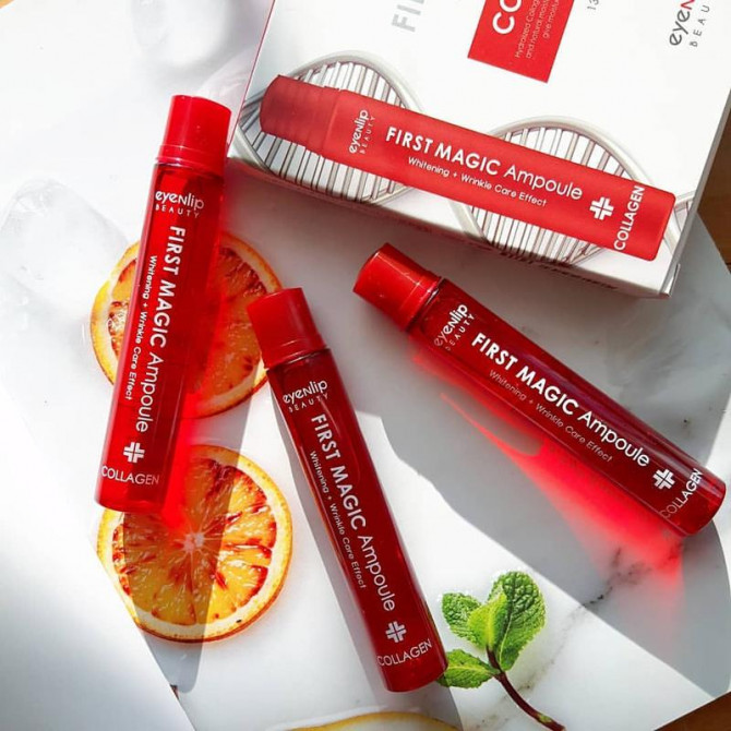 Відновлююча сироватка з муцином равлика EYENLIP First Magic Snail Ampoule 13 мл купити в Україні 3