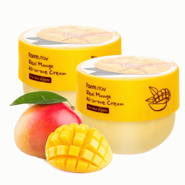 Питательный крем для тела с маслом манго FarmStay Real Mango All-in-one Cream 300 мл купить в Украине 3