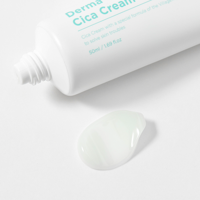 Заспокійливий гель-крем з центеллою Village 11 Factory Derma Clear B5 Cica Cream 50 мл купити в Україні 2