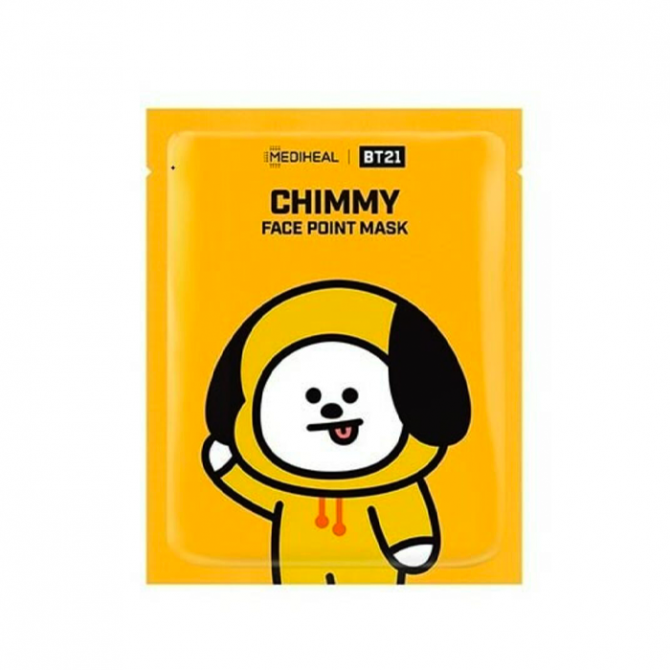 Освітлюючі точкові маски MEDIHEAL BT21 CHIMMY Face Point Mask купити в Україні